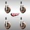 Service Caster 5 Inch 316SS High Temp Glass Filled Nylon 1 Inch Expanding Stem Caster Set SCC-SS316EX20S514-GFNSHT-1-4 - alternate 2